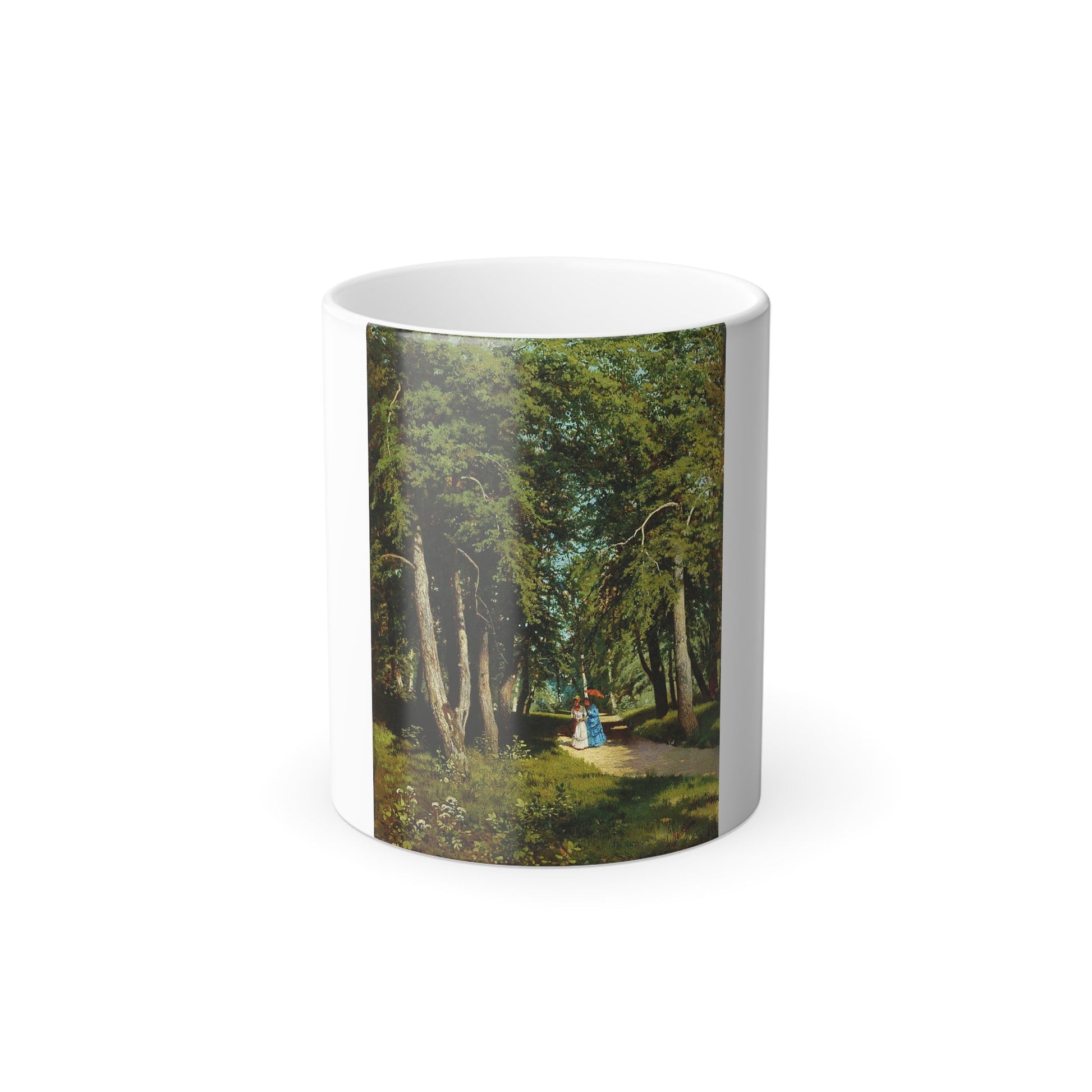 Andrei Nikolaevich Schilder (1861-1919) In the Park - 1886 - Color Changing Mug 11oz-11oz-The Sticker Space