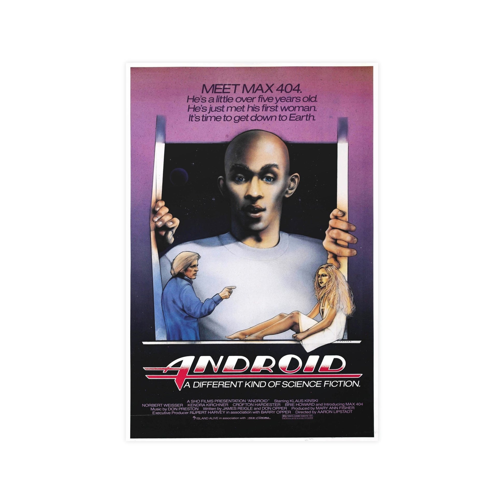 ANDROID (2) 1982 - Paper Movie Poster-12″ x 18″ (Vertical)-The Sticker Space