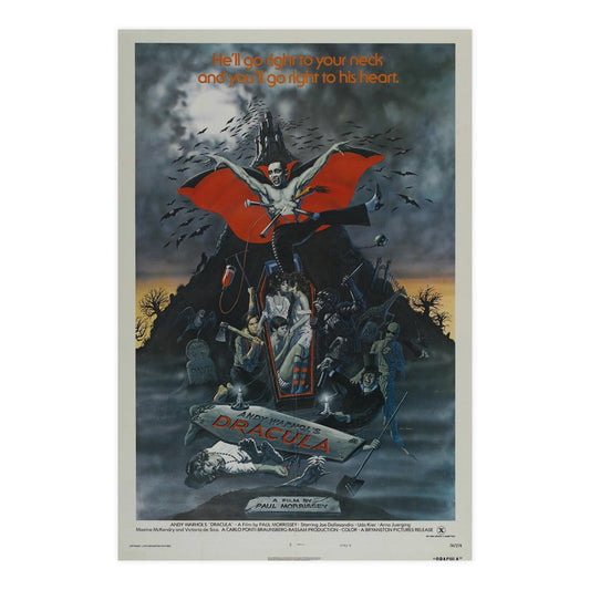 ANDY WARHOL'S DRACULA 1974 - Paper Movie Poster-24″ x 36″ (Vertical)-The Sticker Space