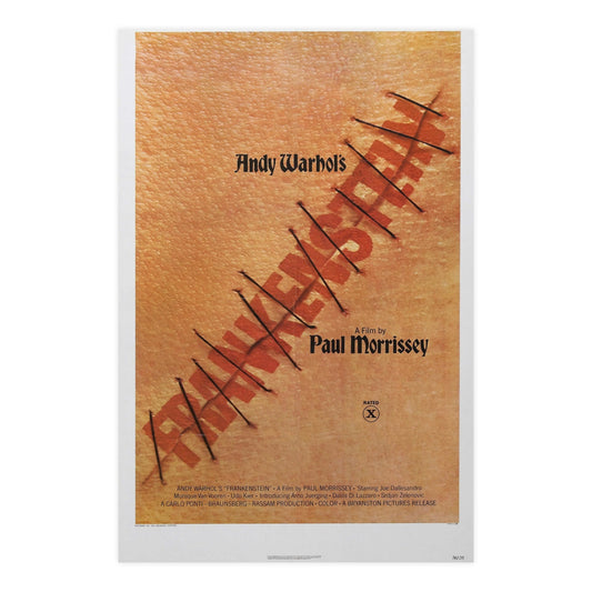 ANDY WARHOL'S FRANKENSTEIN 1973 - Paper Movie Poster-24″ x 36″ (Vertical)-The Sticker Space