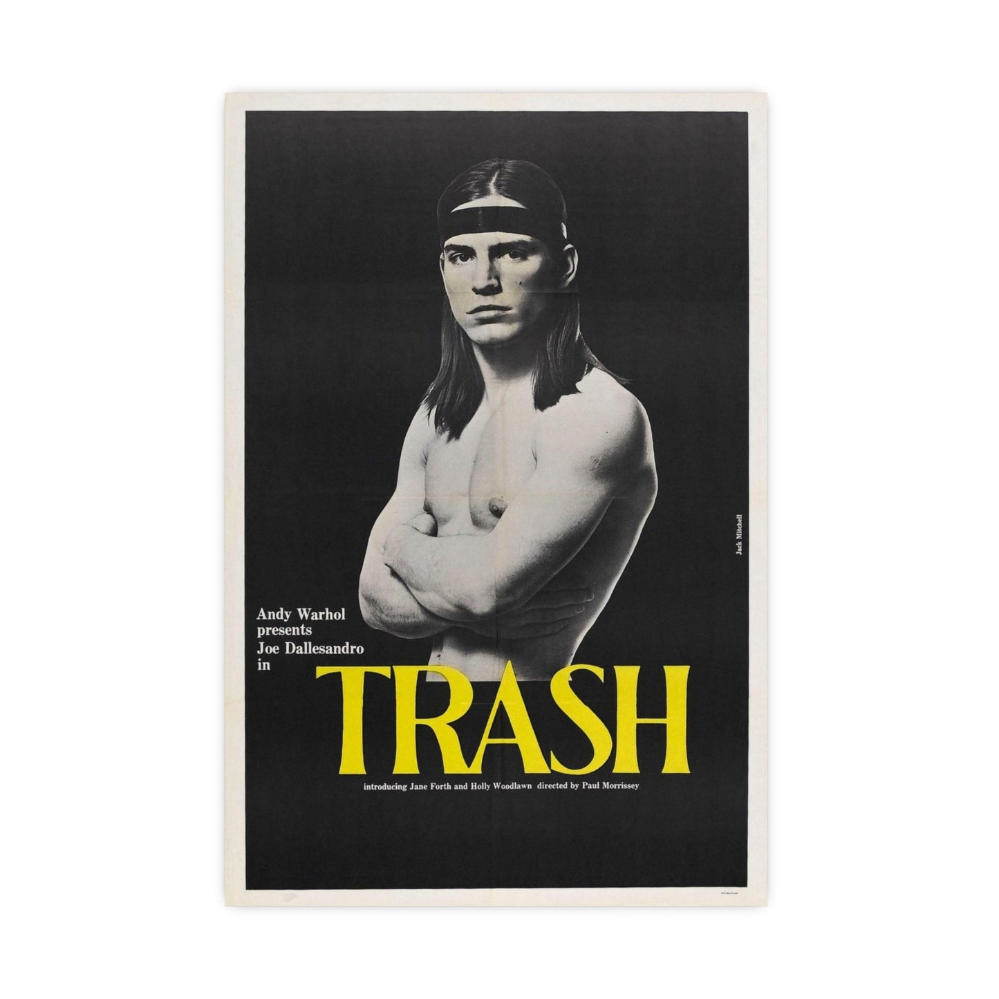 ANDY WARHOL'S TRASH 1970 - Paper Movie Poster-16″ x 24″ (Vertical)-The Sticker Space