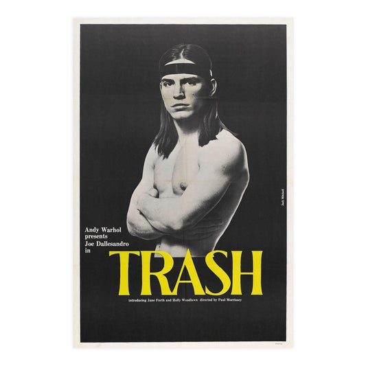 ANDY WARHOL'S TRASH 1970 - Paper Movie Poster-24″ x 36″ (Vertical)-The Sticker Space