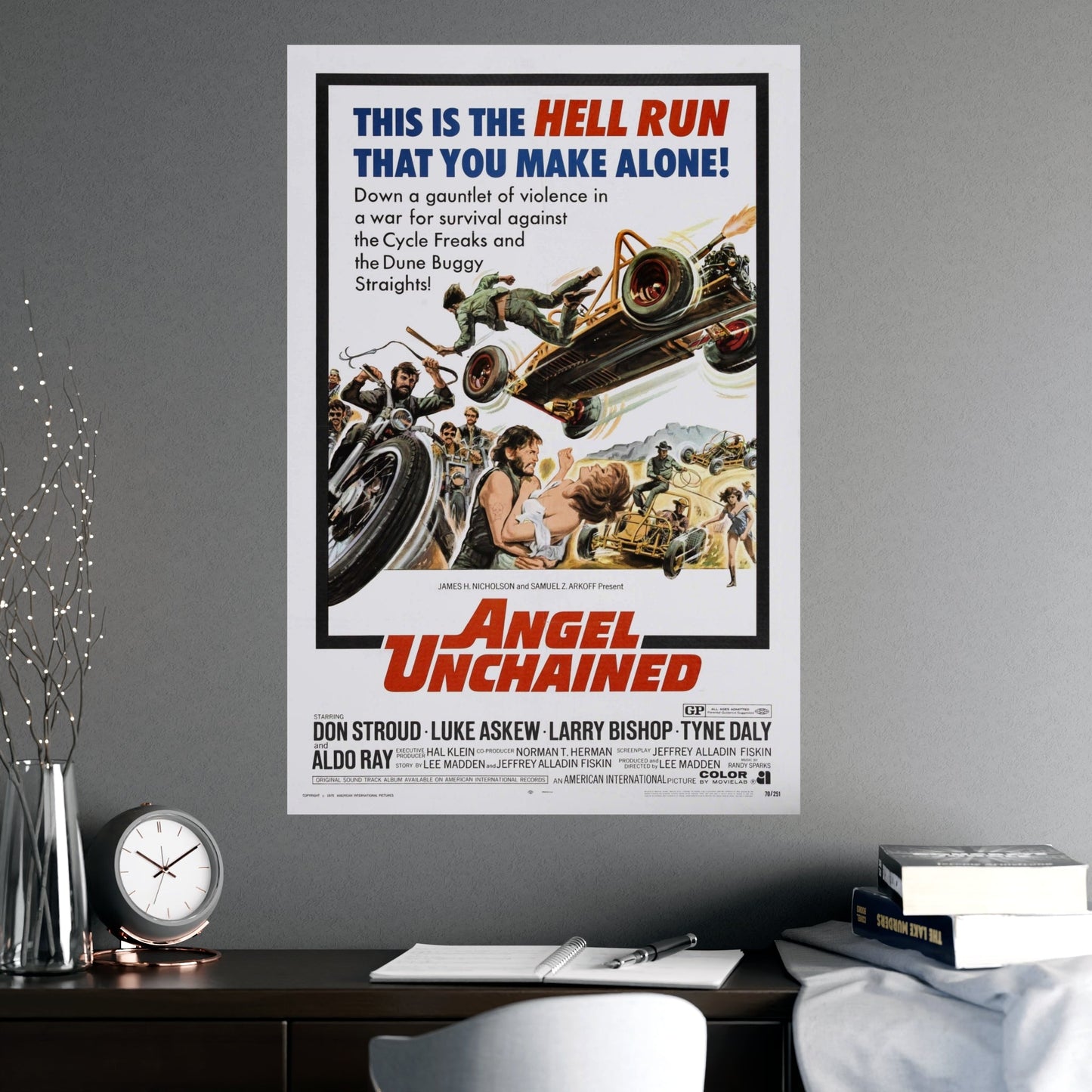 ANGEL UNCHAINED 1970 - Paper Movie Poster-The Sticker Space