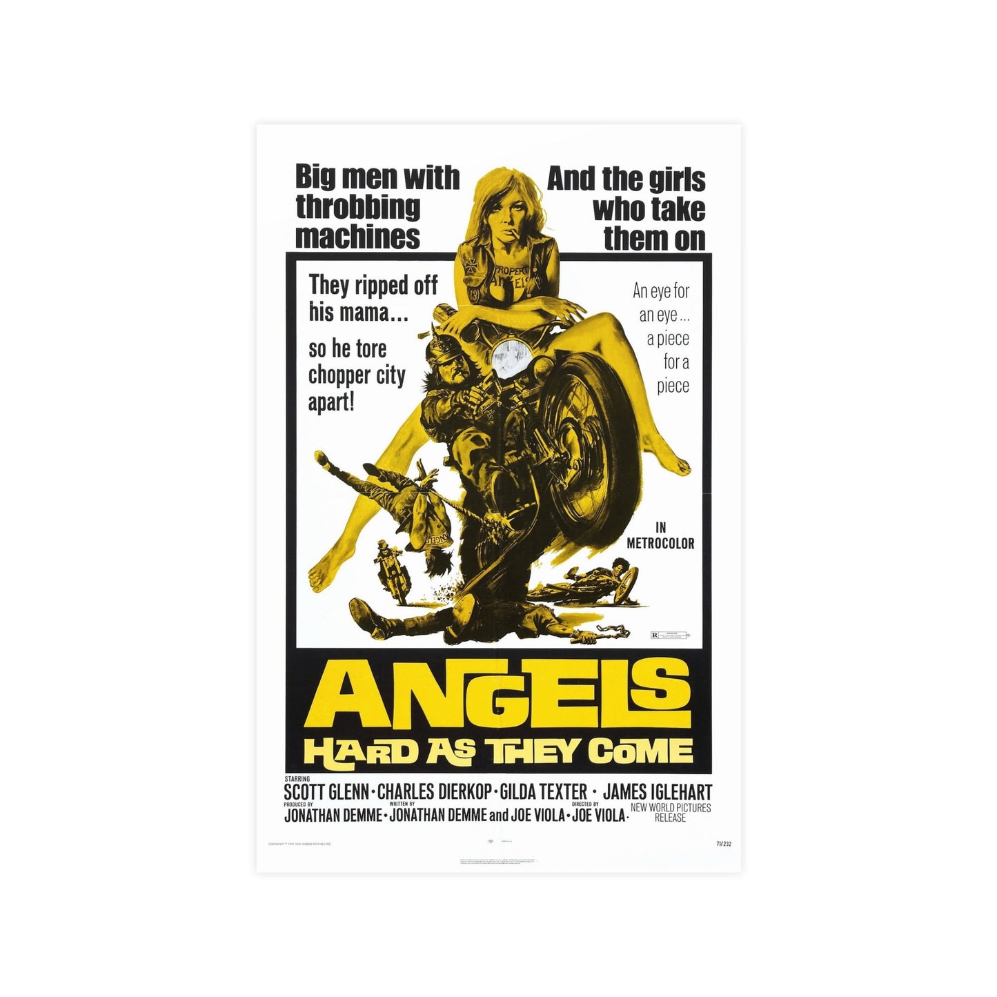 ANGELS HARD AS THEY COME 1971 - Paper Movie Poster-11″ x 17″ (Vertical)-The Sticker Space