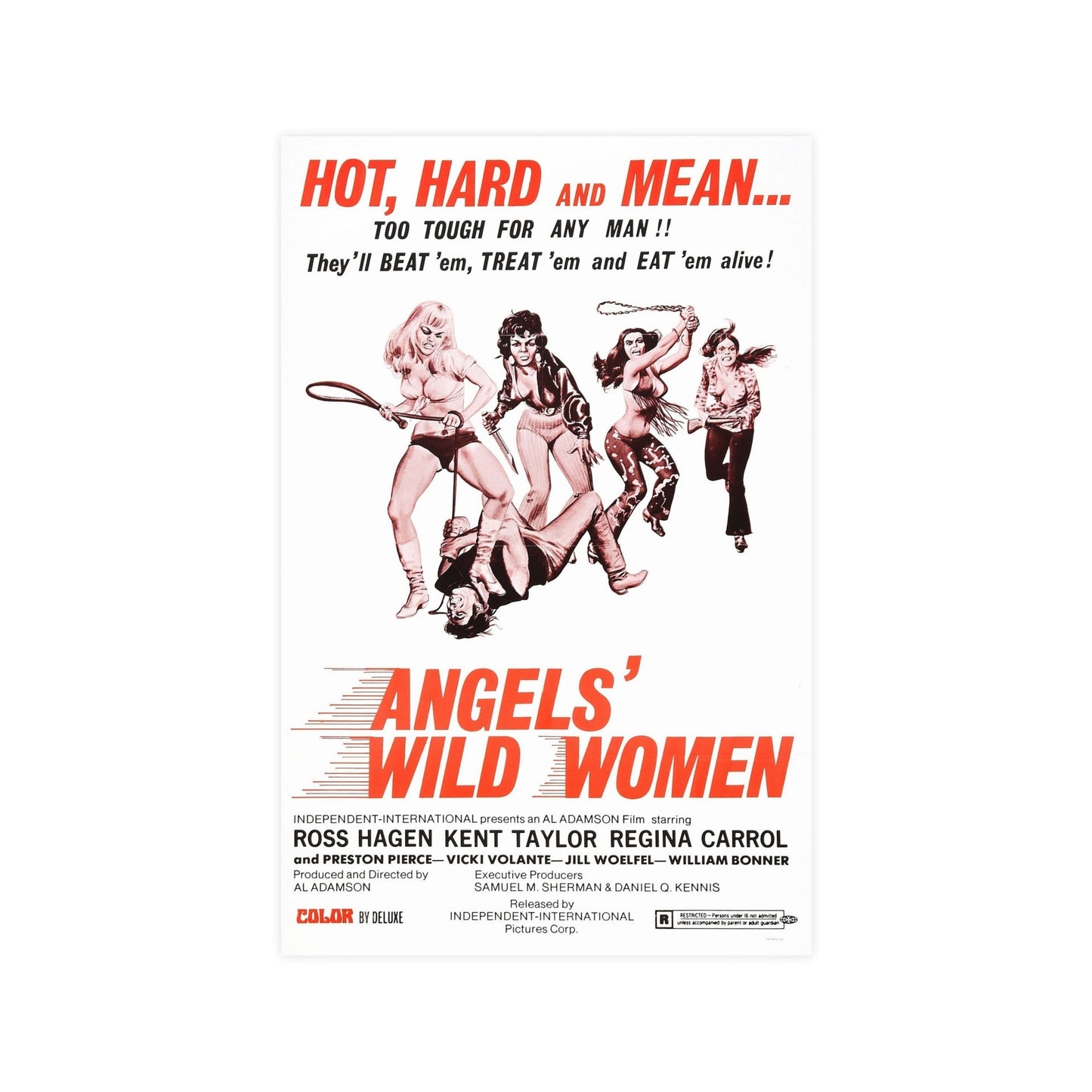 ANGELS WILD WOMEN 1972 - Paper Movie Poster-11″ x 17″ (Vertical)-The Sticker Space