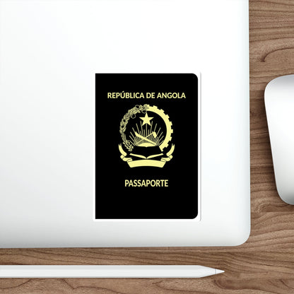 Angolan Passport STICKER Vinyl Die-Cut Decal-The Sticker Space
