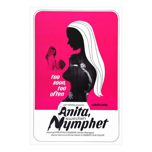 ANITA SWEDISH NYMPHET 1973 - Paper Movie Poster-24″ x 36″ (Vertical)-The Sticker Space