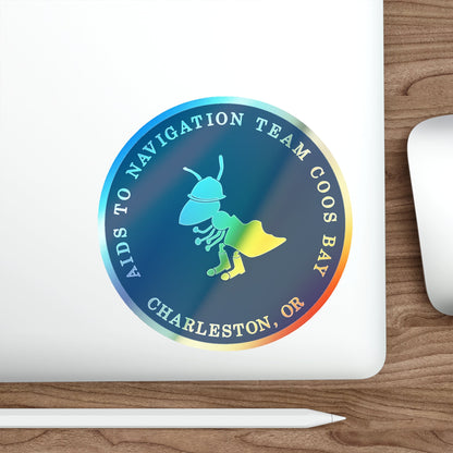 ANT Coos Bay Charleston OR (U.S. Coast Guard) Holographic STICKER Die-Cut Vinyl Decal-The Sticker Space