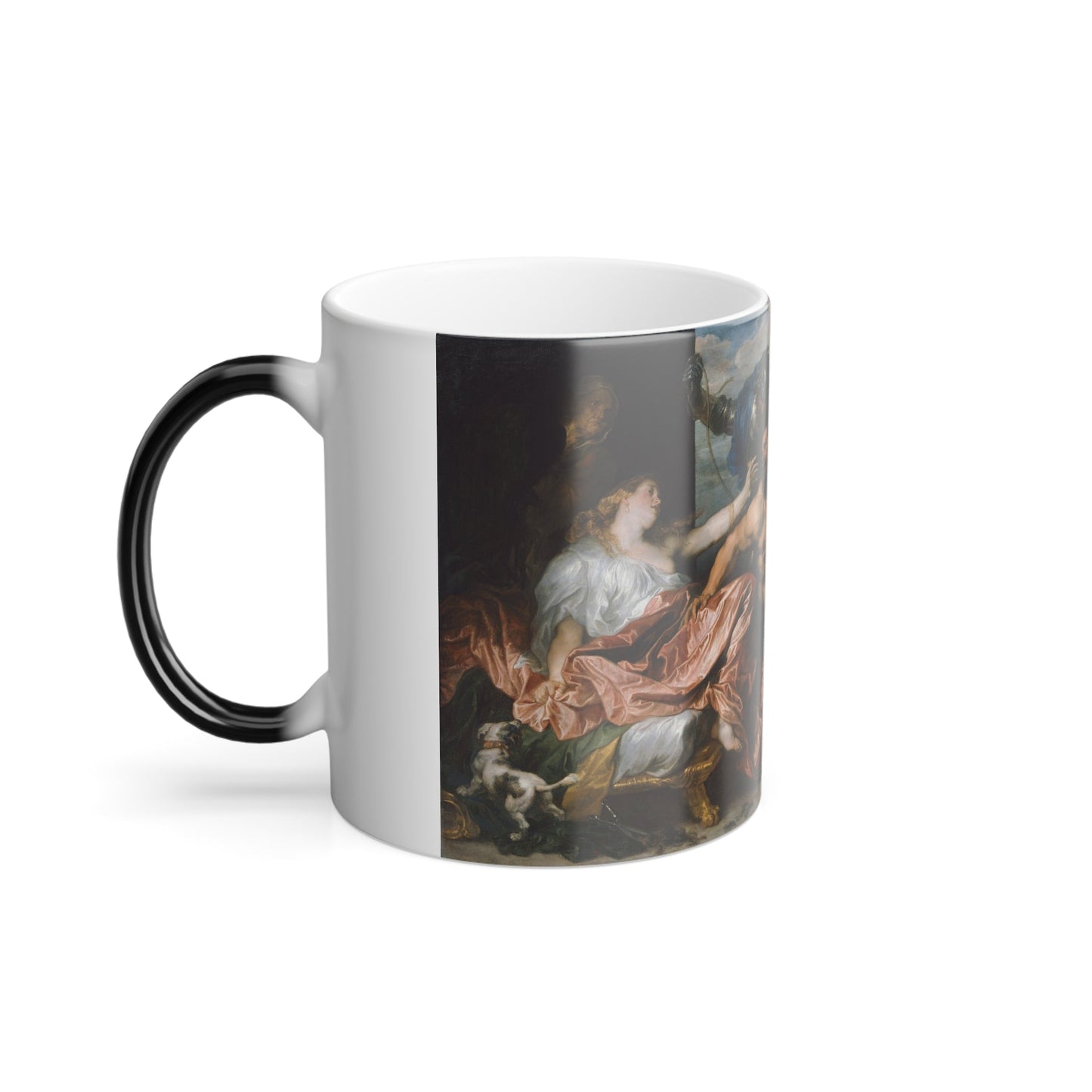 Anthony van Dyck (1599-1641) Samson and Delilah - c1630 - Color Changing Mug 11oz-11oz-The Sticker Space