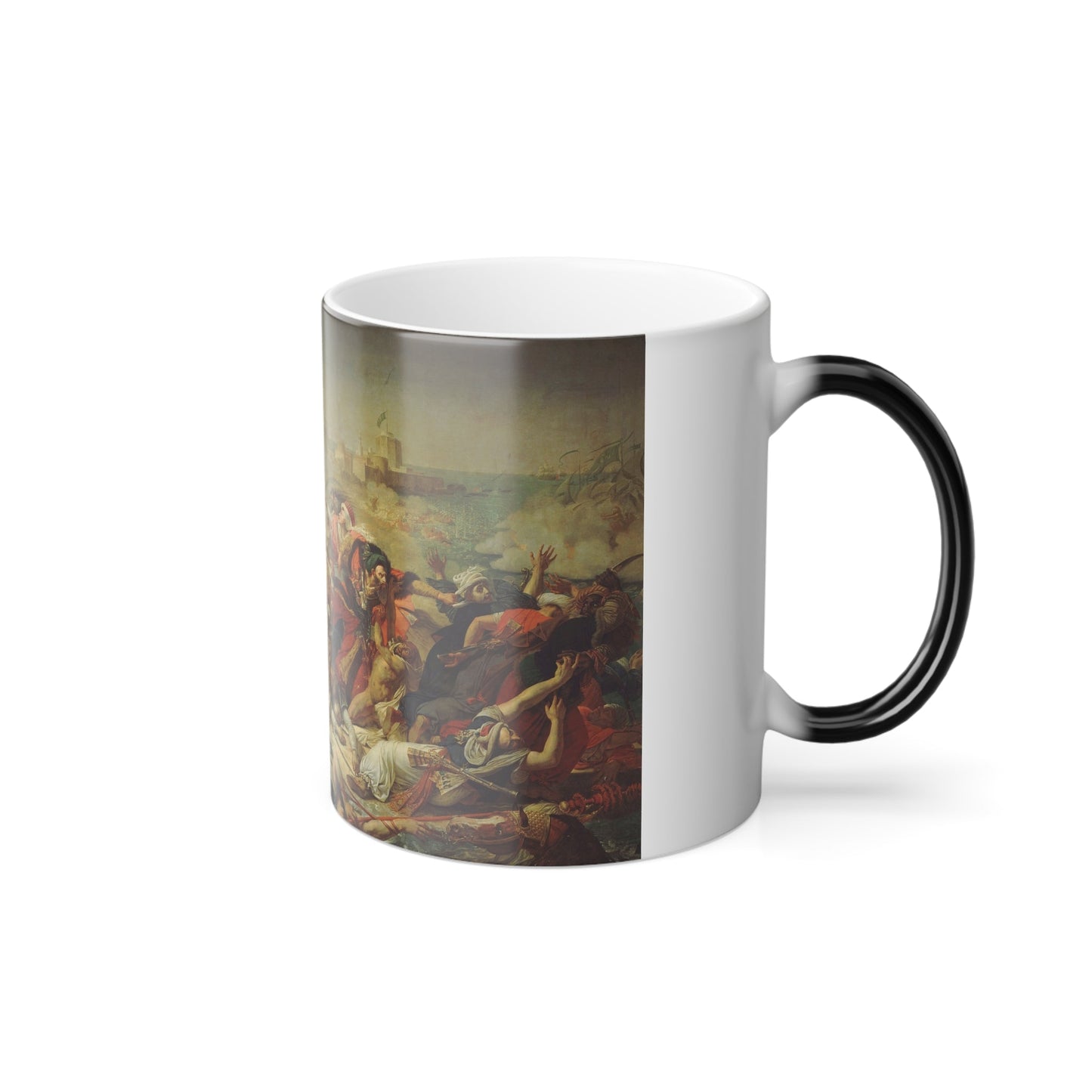 Antoine-Jean Gros (1771-1835) The Battle of Abukir - Color Changing Mug 11oz-11oz-The Sticker Space