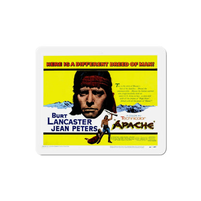 Apache 1954 Movie Poster Die-Cut Magnet-2 Inch-The Sticker Space