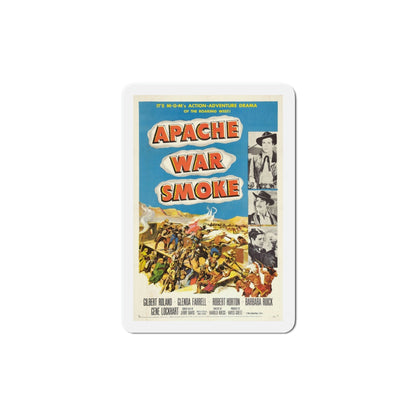 Apache War Smoke 1952 Movie Poster Die-Cut Magnet-6 Inch-The Sticker Space