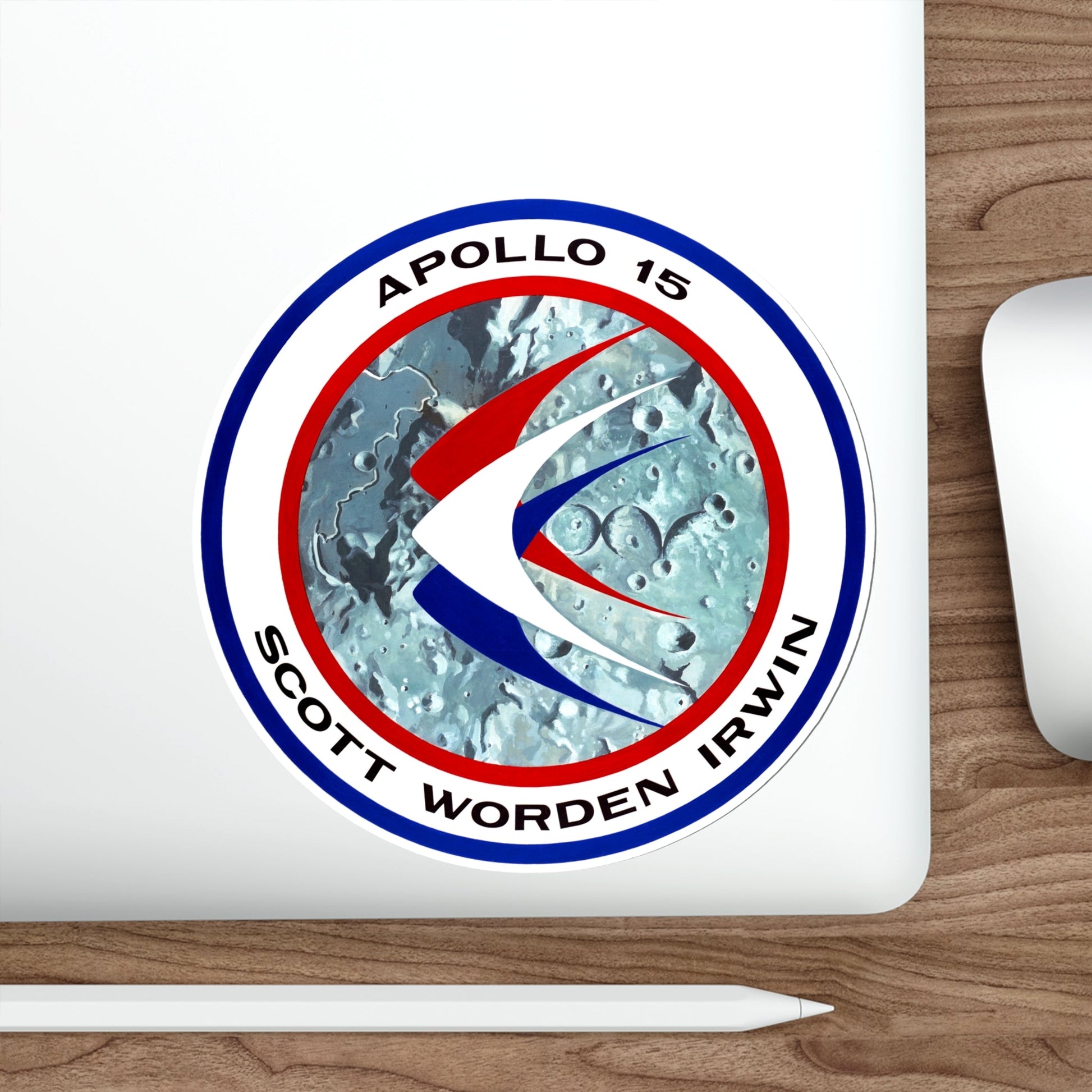 Apollo 15 (NASA) STICKER Vinyl Die-Cut Decal-The Sticker Space