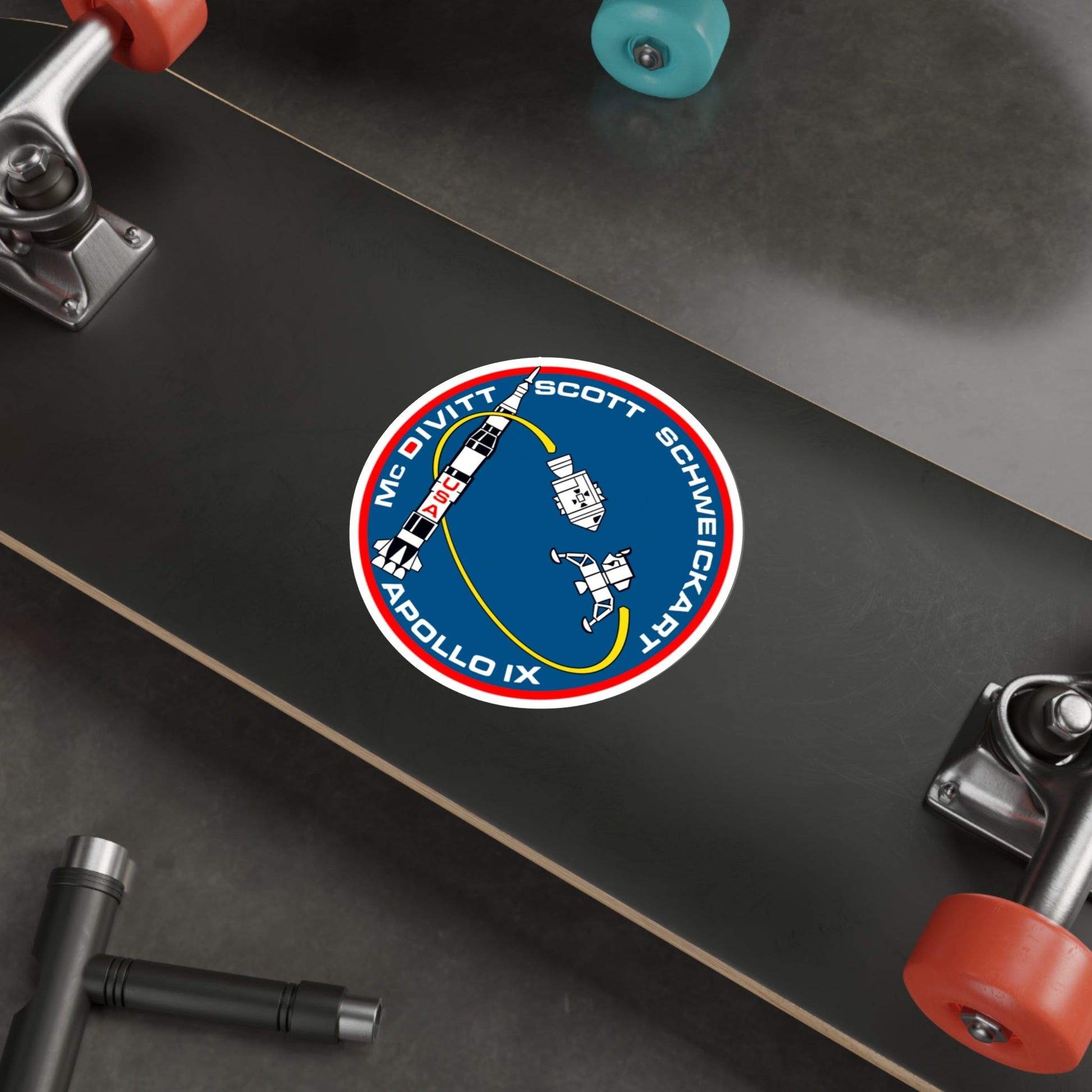 Apollo 9 (NASA) STICKER Vinyl Die-Cut Decal-The Sticker Space