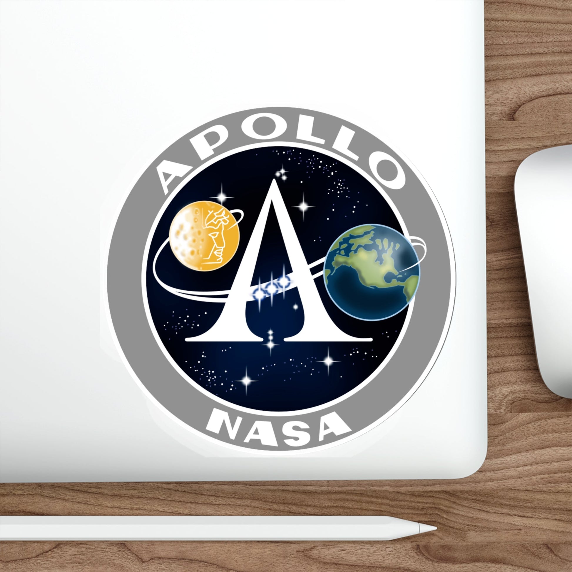 Apollo Program (NASA) STICKER Vinyl Die-Cut Decal – The Sticker Space