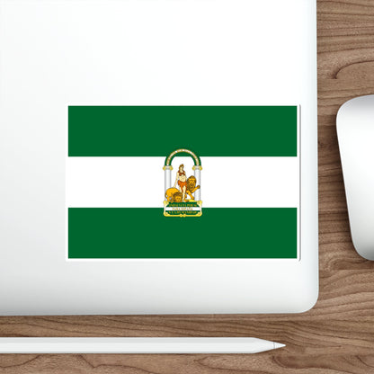 Arbonaida the Flag of Andalusia Spain STICKER Vinyl Die-Cut Decal-The Sticker Space