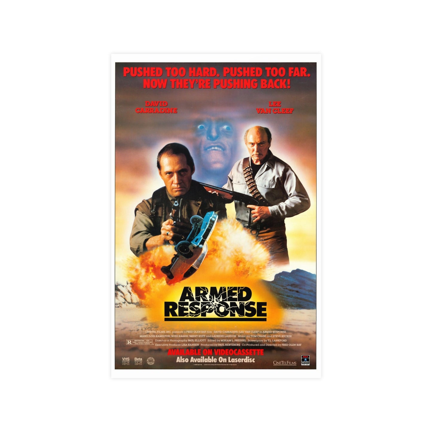 ARMED RESPONSE 1986 - Paper Movie Poster-11″ x 17″ (Vertical)-The Sticker Space