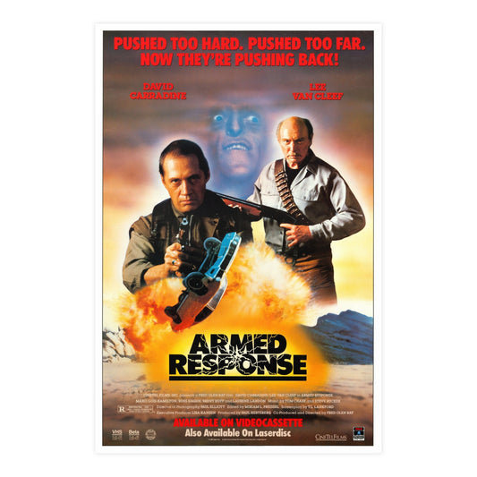 ARMED RESPONSE 1986 - Paper Movie Poster-24″ x 36″ (Vertical)-The Sticker Space