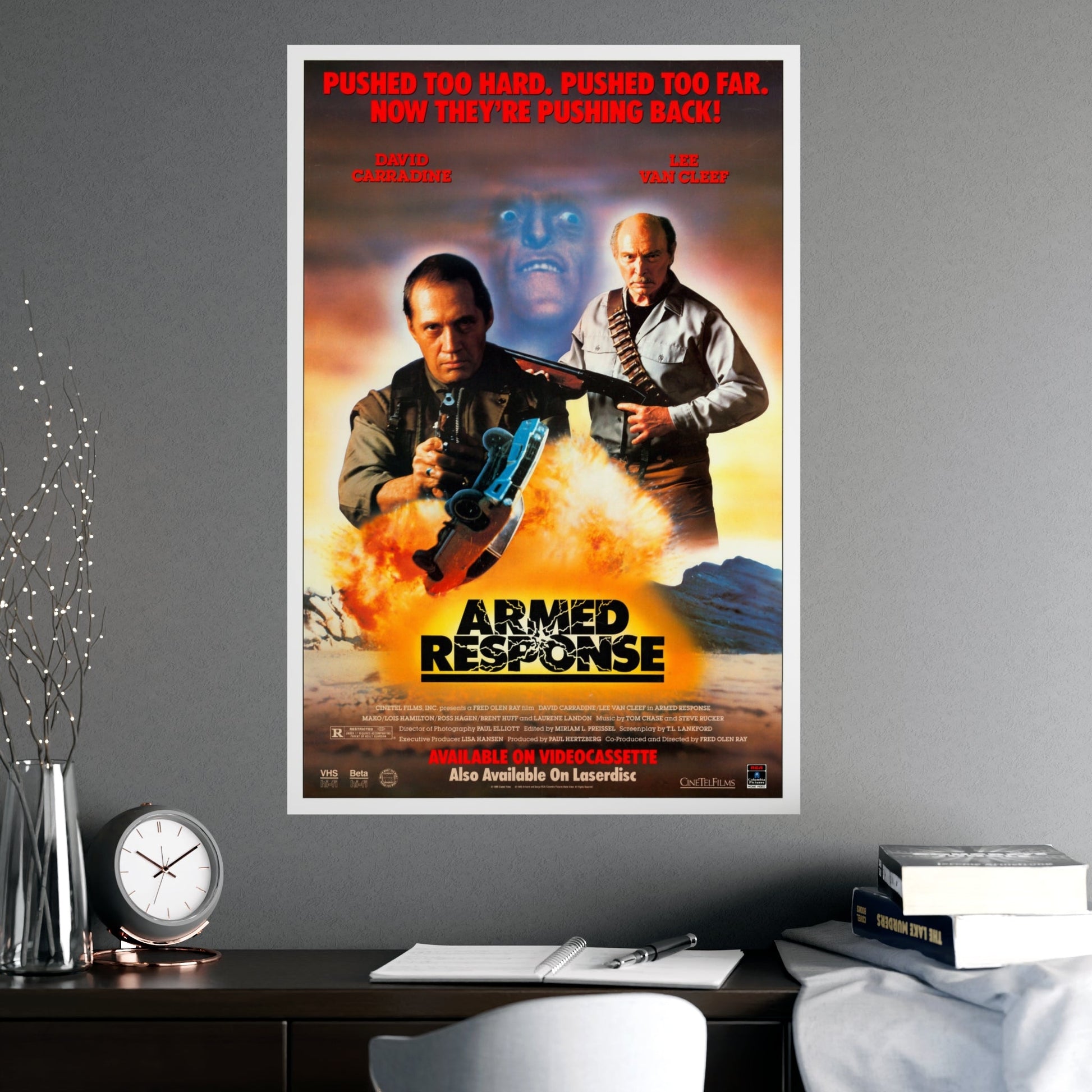 ARMED RESPONSE 1986 - Paper Movie Poster-The Sticker Space