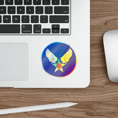 Army Air Forces Historical Insignia (U.S. Army) Holographic STICKER Die-Cut Vinyl Decal-The Sticker Space