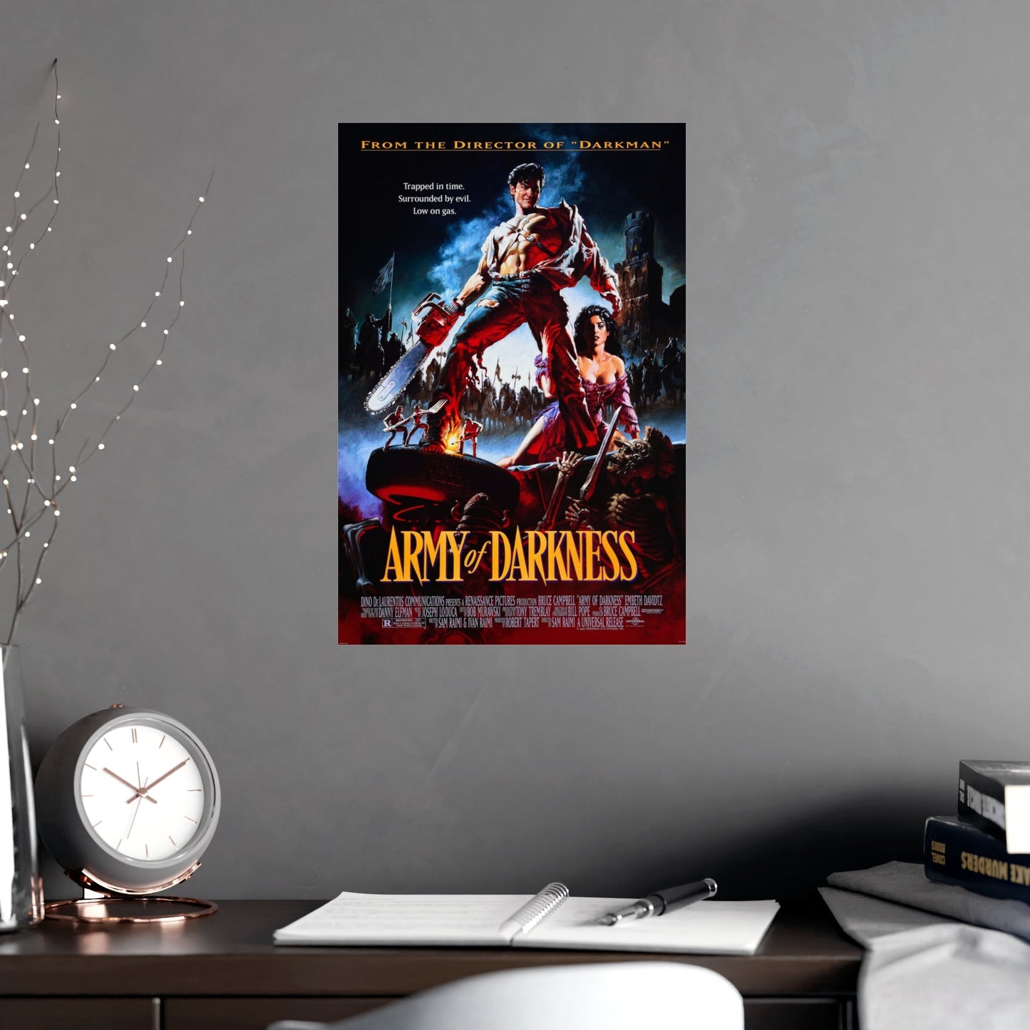 ARMY OF DARKNESS 1992 - Paper Movie Poster-The Sticker Space