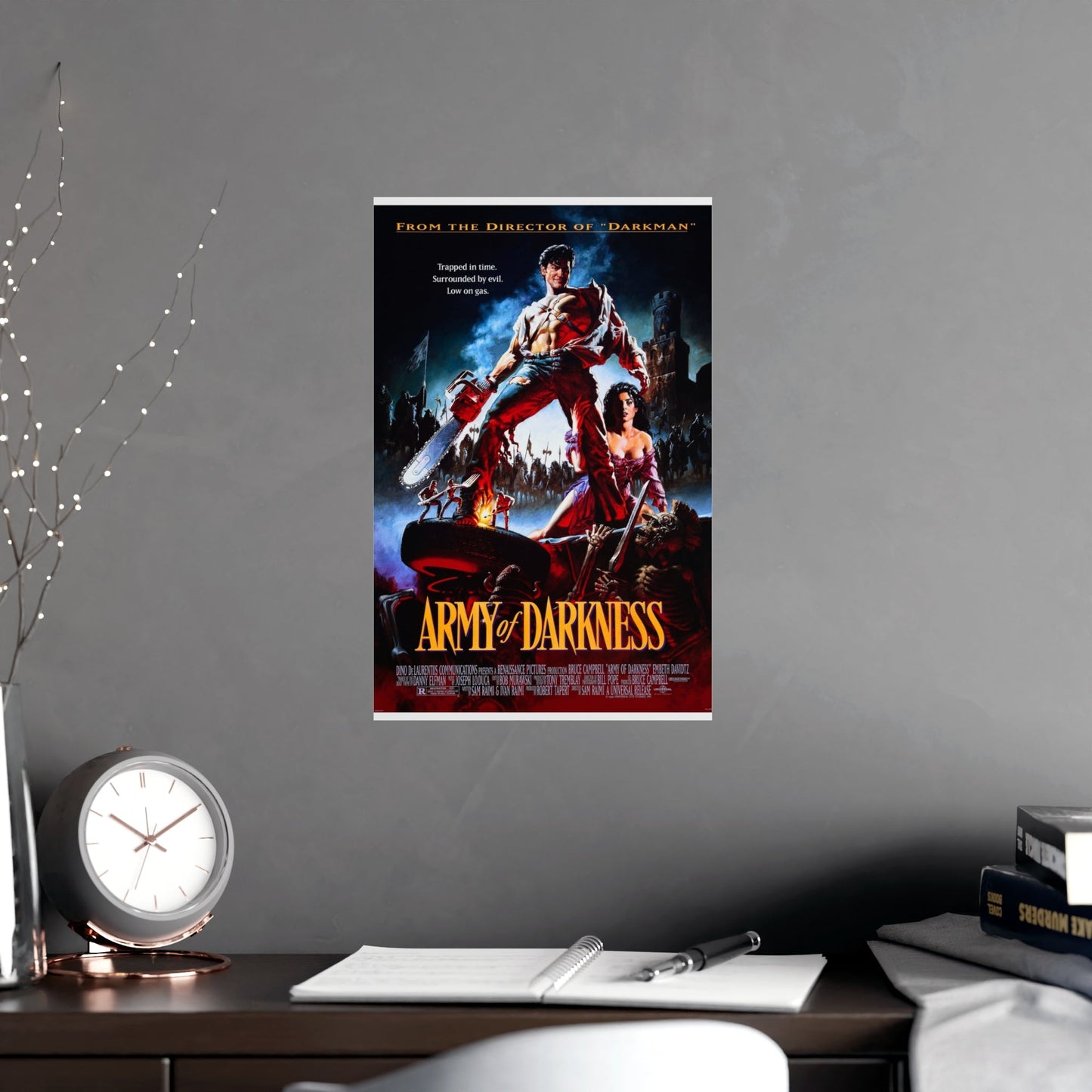 ARMY OF DARKNESS 1992 - Paper Movie Poster-The Sticker Space