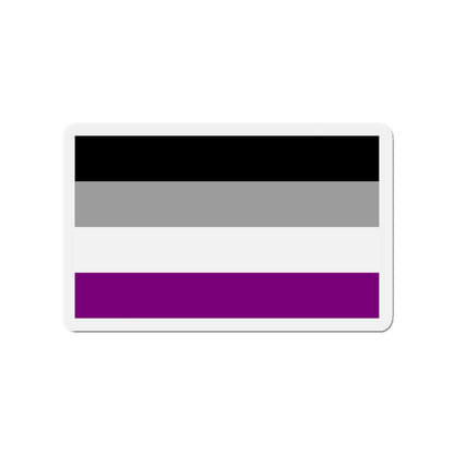 Asexual Pride Flag - Die-Cut Magnet-3" x 3"-The Sticker Space