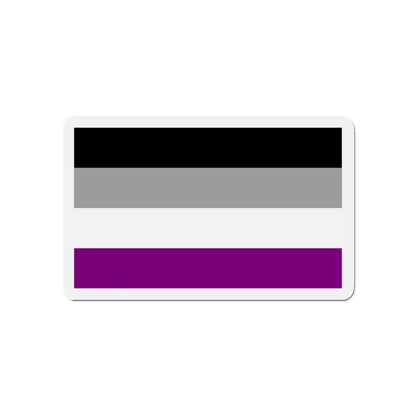 Asexual Pride Flag - Die-Cut Magnet-5" x 5"-The Sticker Space