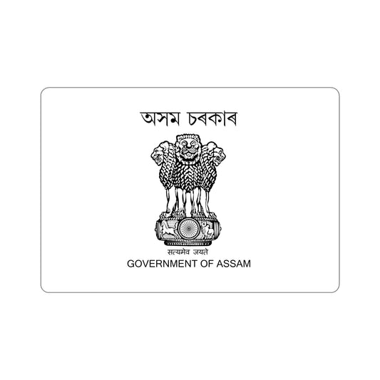 Assam Flag (India) STICKER Vinyl Die-Cut Decal-6 Inch-The Sticker Space