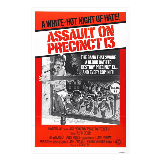 ASSAULT ON PRECINCT 13 1976 - Paper Movie Poster-24″ x 36″ (Vertical)-The Sticker Space