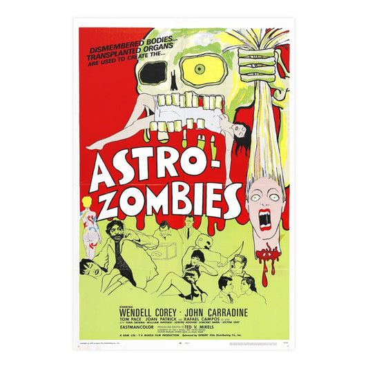 ASTRO ZOMBIES (2) 1968 - Paper Movie Poster-24″ x 36″ (Vertical)-The Sticker Space