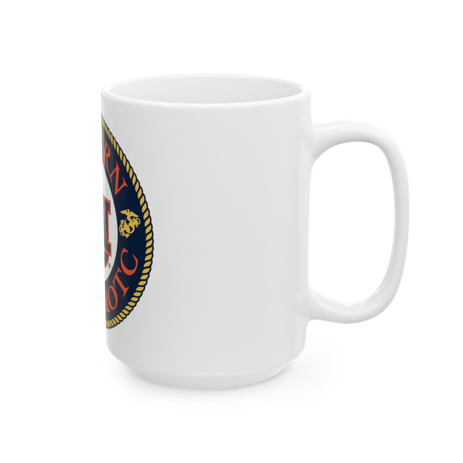 Auburn University NROTC (U.S. Navy) White Coffee Mug-The Sticker Space