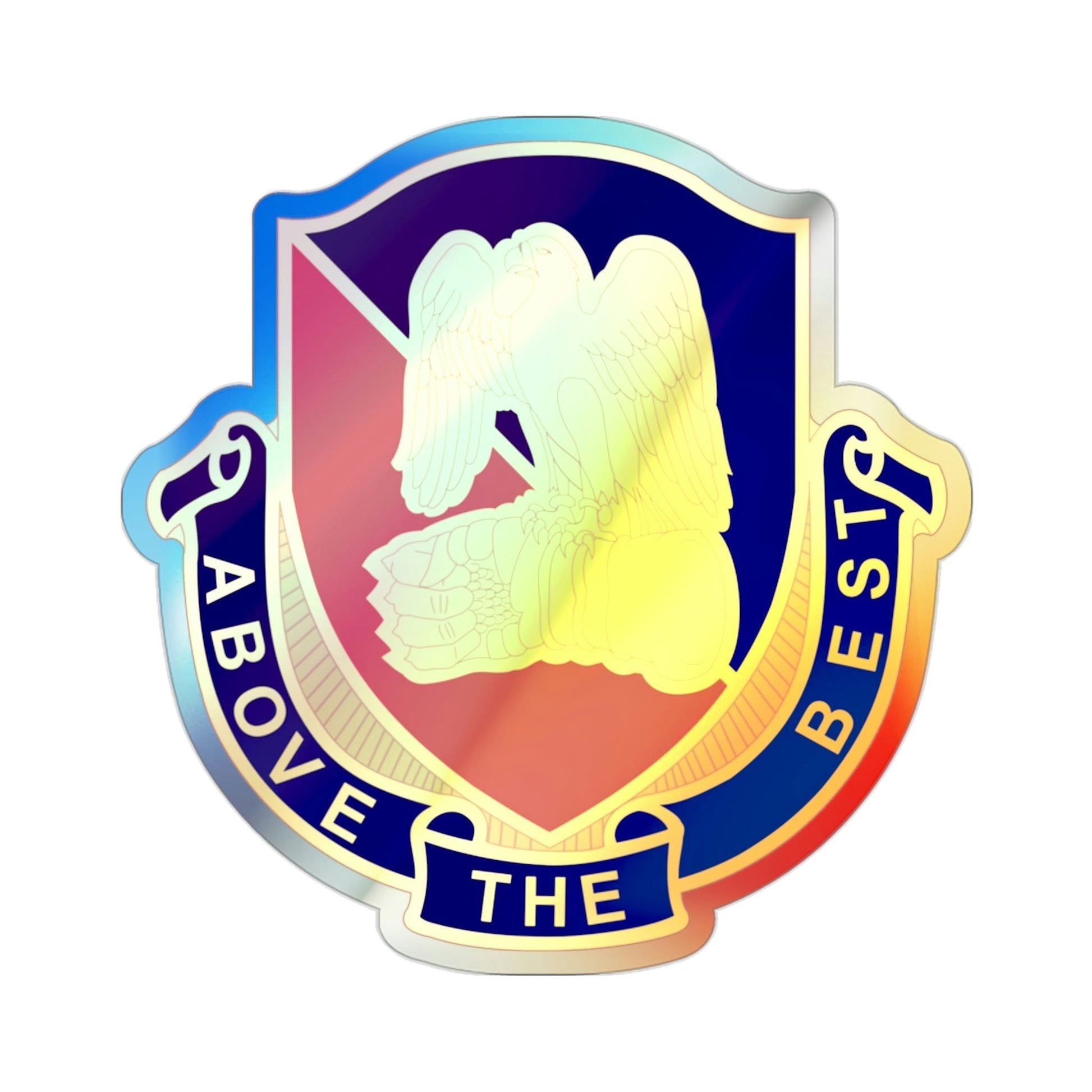 Aviation Center and School 2 (U.S. Army) Holographic STICKER Die-Cut Vinyl Decal-2 Inch-The Sticker Space