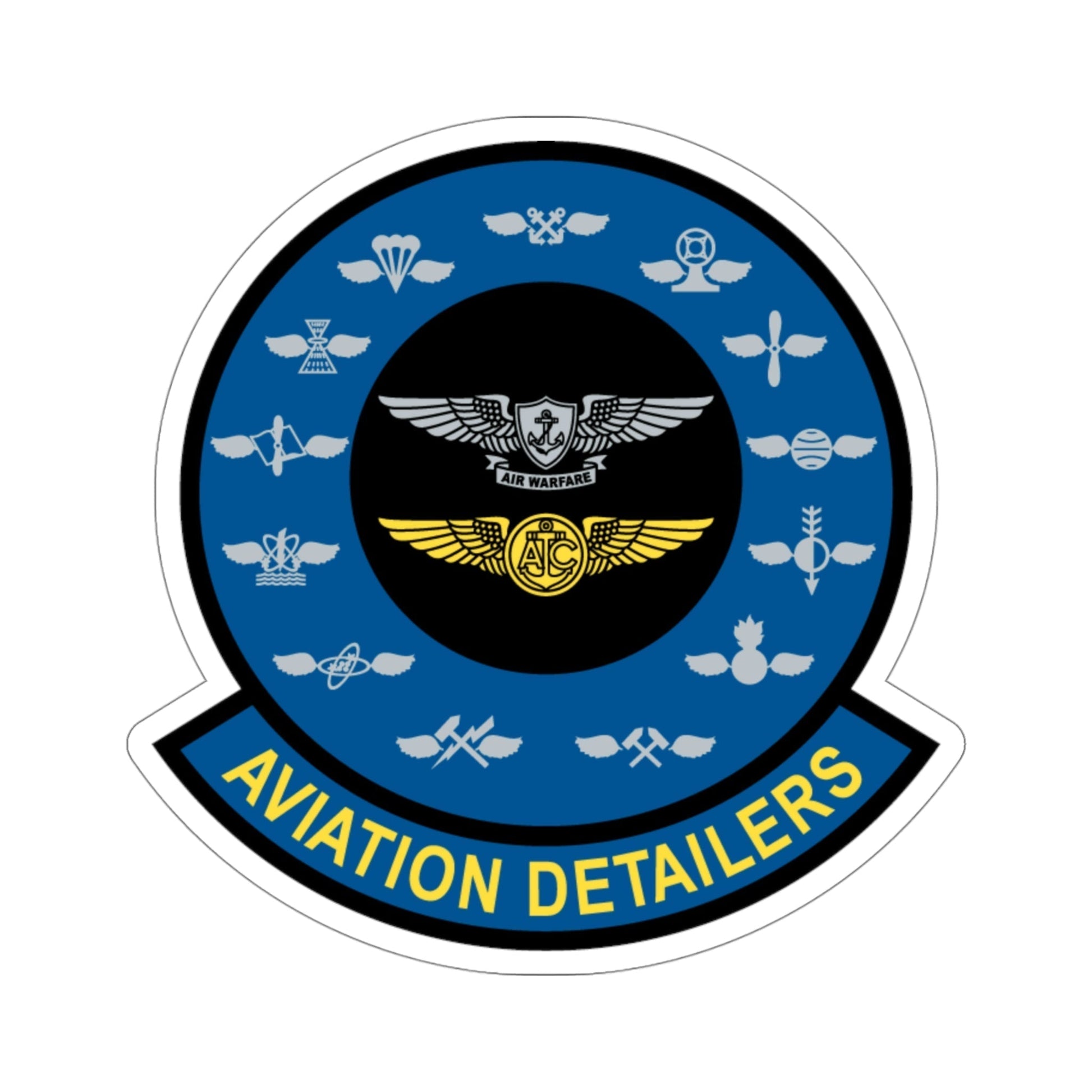 Aviation Detailers (U.S. Navy) STICKER Vinyl Die-Cut Decal-4 Inch-The Sticker Space