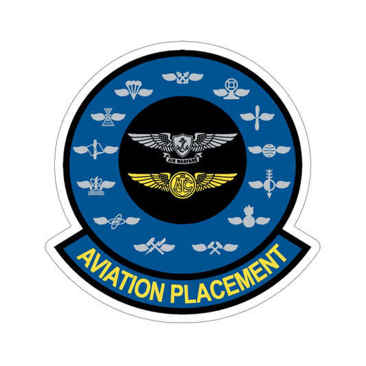 Aviation Placement (U.S. Navy) STICKER Vinyl Die-Cut Decal-6 Inch-The Sticker Space
