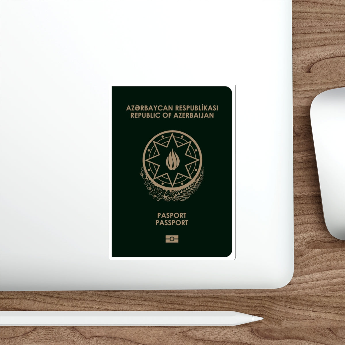 Azerbaijan Passport STICKER Vinyl Die-Cut Decal-The Sticker Space