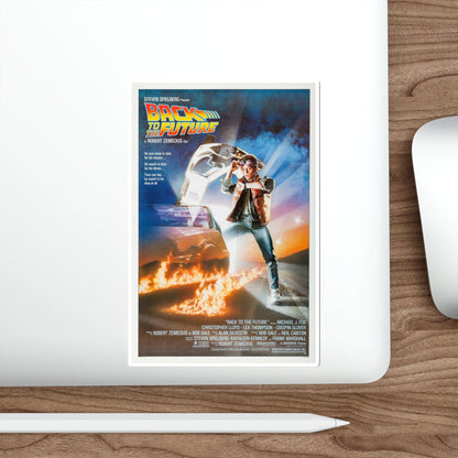 Back to the Future 1985 Movie Poster STICKER Vinyl Die-Cut Decal-The Sticker Space