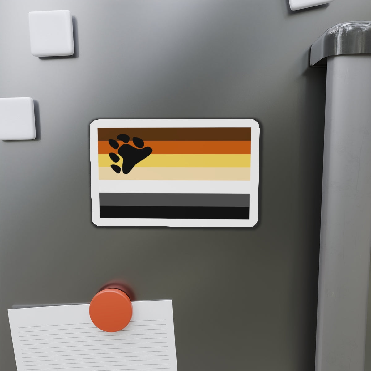 Bear Brotherhood Pride Flag - Die-Cut Magnet-The Sticker Space