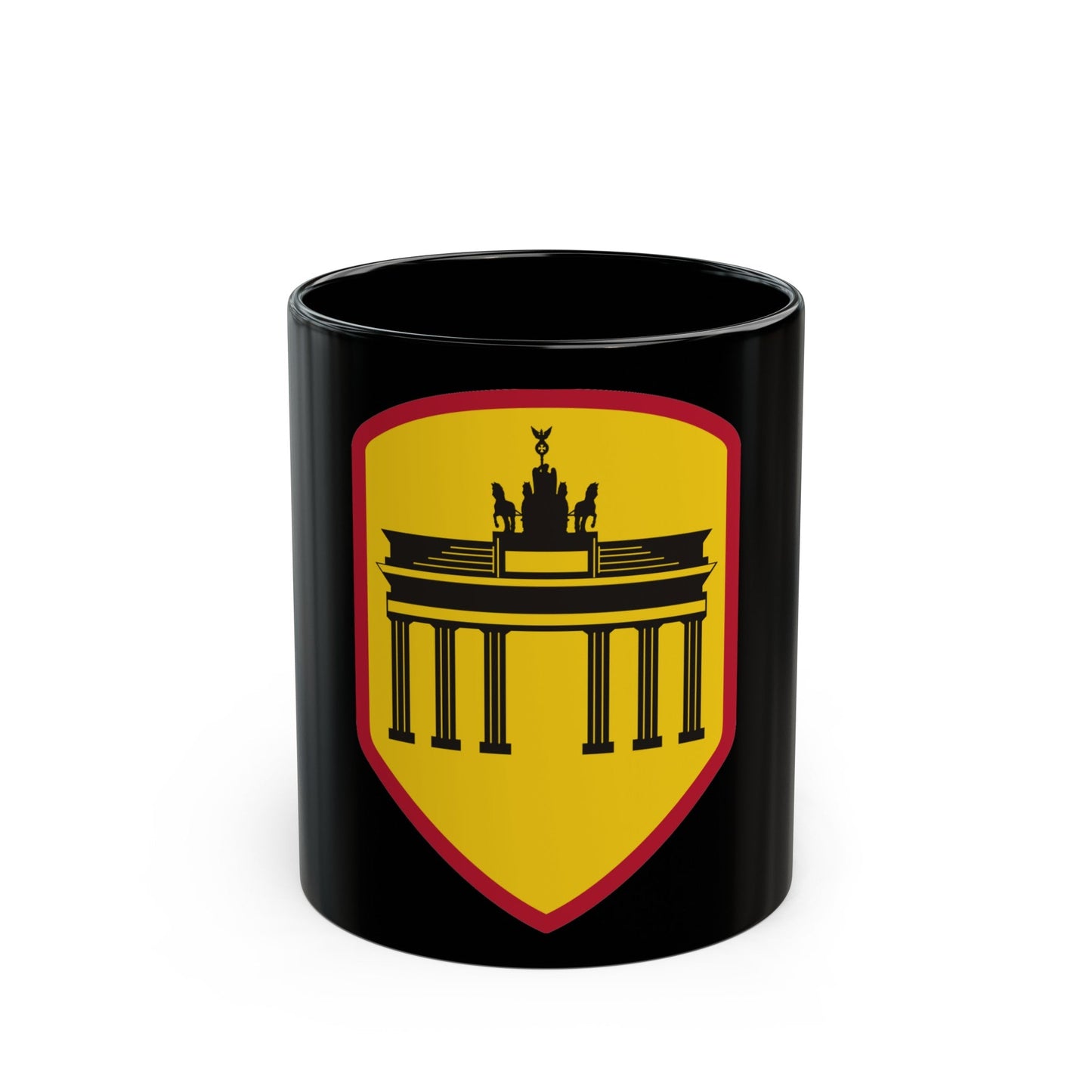 Berlin Command (U.S. Army) Black Coffee Mug-11oz-The Sticker Space