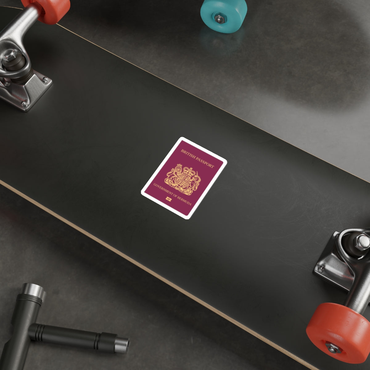Bermuda Passport STICKER Vinyl Die-Cut Decal-The Sticker Space