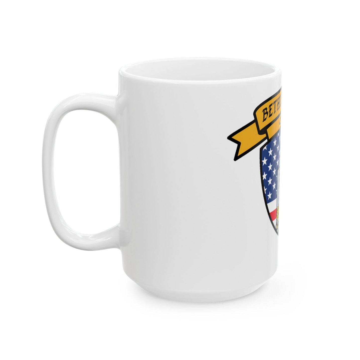Bethesda Area Chiefs (U.S. Navy) White Coffee Mug-The Sticker Space