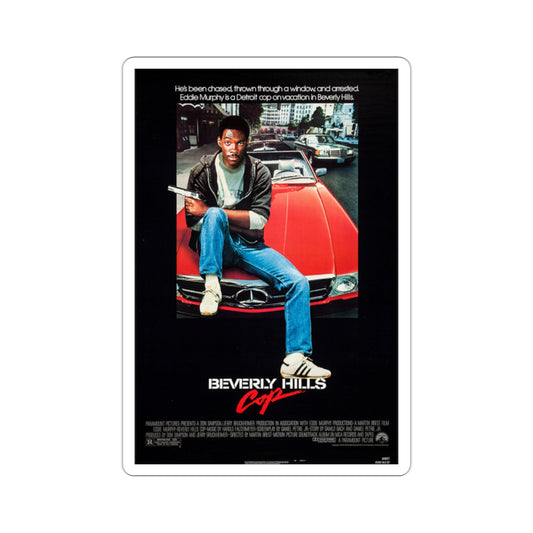 Beverly Hills Cop 1984 Movie Poster STICKER Vinyl Die-Cut Decal-2 Inch-The Sticker Space