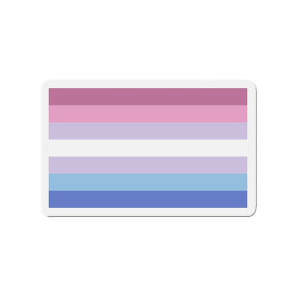 Bigender Pride Flag - Die-Cut Magnet-3" x 3"-The Sticker Space