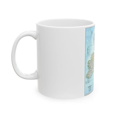 British Isles (1979) (Map) White Coffee Mug-The Sticker Space