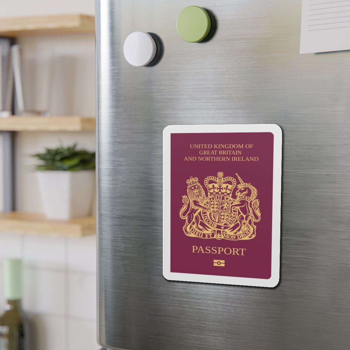 British National (Overseas) Passport - Die-Cut Magnet-The Sticker Space