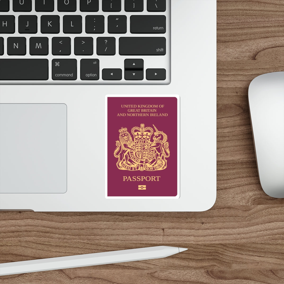 British National (Overseas) Passport STICKER Vinyl Die-Cut Decal-The Sticker Space