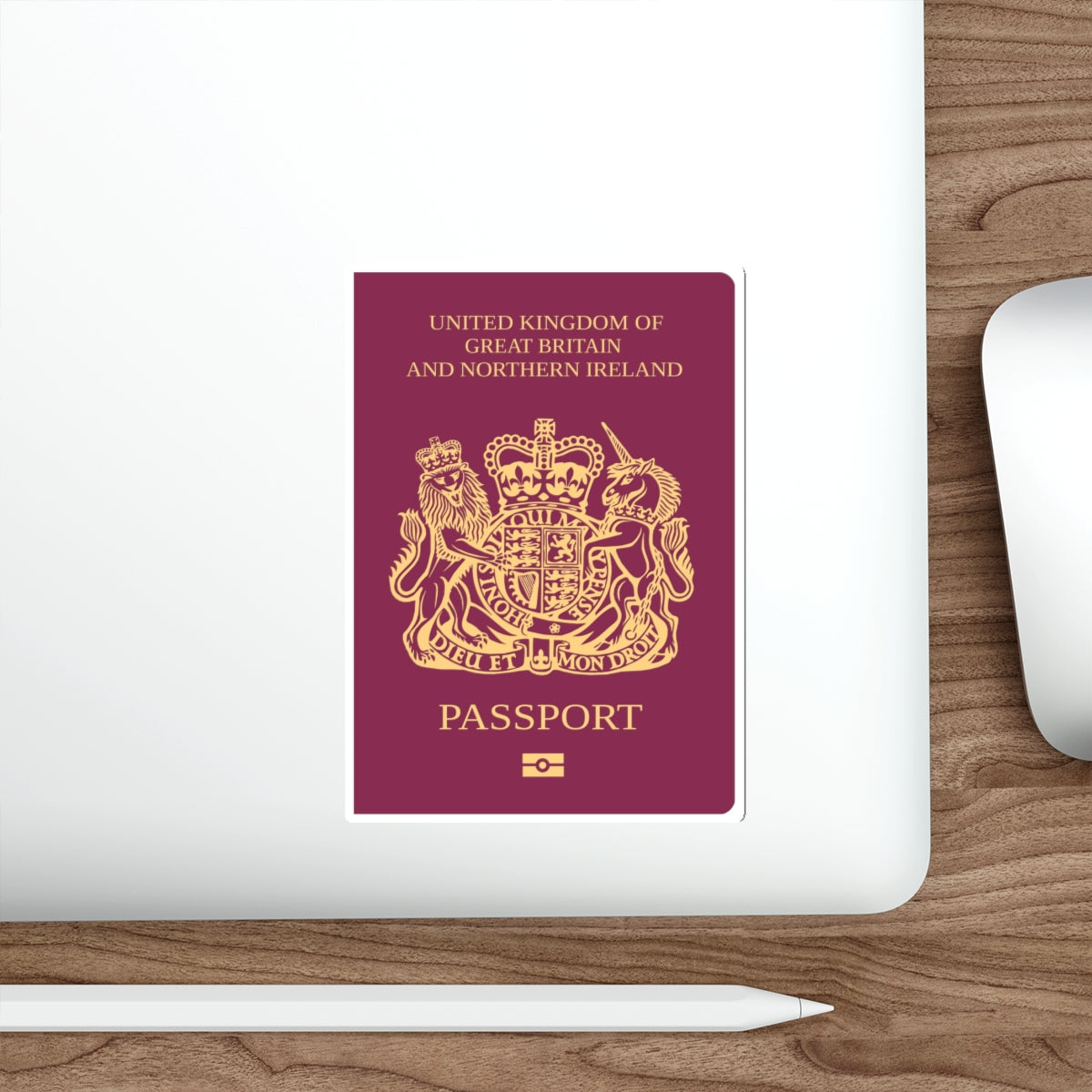 British National (Overseas) Passport STICKER Vinyl Die-Cut Decal-The Sticker Space