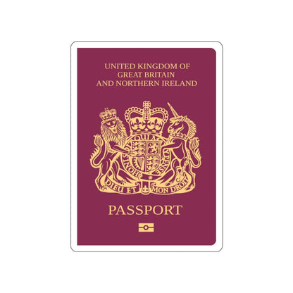 British National (Overseas) Passport STICKER Vinyl Die-Cut Decal-White-The Sticker Space