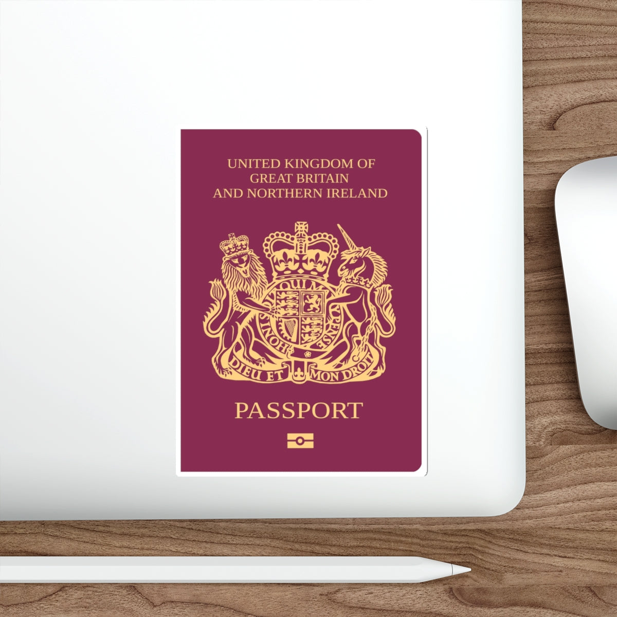 British National Passport Passport STICKER Vinyl Die-Cut Decal-The Sticker Space