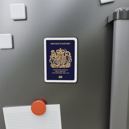 British Passport 2020 - Die-Cut Magnet-The Sticker Space
